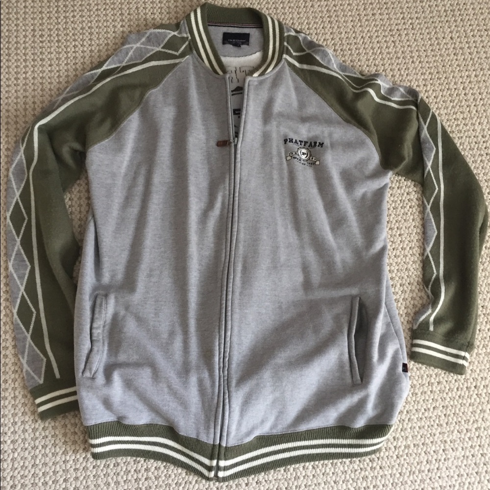 Phat Farm knit sleeve jacket